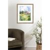 image:imageKate and Laurel Framed Wall Art Print Vermont Barn in Summer by Patricia Shaw 22 x 26 Woodgrain Stripe Mocha Frame Rustic Farmhouse Landscapes Americana Art for Wall Decor26L x 22W