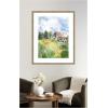 image:imageKate and Laurel Framed Wall Art Print Vermont Barn in Summer by Patricia Shaw 22 x 26 Woodgrain Stripe Mocha Frame Rustic Farmhouse Landscapes Americana Art for Wall Decor42L x 34W