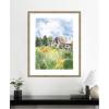image:imageKate and Laurel Framed Wall Art Print Vermont Barn in Summer by Patricia Shaw 22 x 26 Woodgrain Stripe Mocha Frame Rustic Farmhouse Landscapes Americana Art for Wall Decor42L x 34W