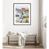 image:imageKate and Laurel Framed Wall Art Print Worlds View by Guilana Lazzerini 22 x 26 Florence Medium Brown Frame Rustic Farmhouse Landscapes Art for Wall Decor42L x 34W