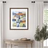 image:imageKate and Laurel Framed Wall Art Print Worlds View by Guilana Lazzerini 22 x 26 Florence Medium Brown Frame Rustic Farmhouse Landscapes Art for Wall Decor26L x 22W