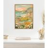 image:imageKate and Laurel Landscape 4 Framed Canvas Wall Art by Annie Quigley 18 x 24 Sylvie Beaded Rustic Natural Coastal Landscapes Nature Art for Wall Decor Living Room Bedroom