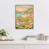 image:imageKate and Laurel Landscape 4 Framed Canvas Wall Art by Annie Quigley 18 x 24 Sylvie Beaded Rustic Natural Coastal Landscapes Nature Art for Wall Decor Living Room Bedroom