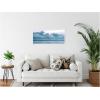 image:imageKate and Laurel Minimalist Sky Reflection In Iceland Panel Framed Canvas Wall Art by Michael Schauer 40 x 18 Sylvie White Modern Landscapes Nature Art for Wall Decor Living Room Bedroom