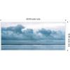image:imageKate and Laurel Minimalist Sky Reflection In Iceland Panel Framed Canvas Wall Art by Michael Schauer 40 x 18 Sylvie White Modern Landscapes Nature Art for Wall Decor Living Room Bedroom