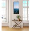 image:imageKate and Laurel Moonrise over the Mountain Lake in the German Alps Panel Framed Canvas Wall Art by Michael Schauer 18 x 40 Sylvie Black Farmhouse Landscapes Nature Art for Wall Decor Living Room