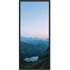 image:imageKate and Laurel Moonrise over the Mountain Lake in the German Alps Panel Framed Canvas Wall Art by Michael Schauer 18 x 40 Sylvie Black Farmhouse Landscapes Nature Art for Wall Decor Living Room