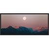 image:imageKate and Laurel Panoramic Pastel Moonrise over Icelandic Mountains Panel Framed Canvas Wall Art by Michael Schauer 40 x 18 Sylvie Black Farmhouse Nature Landscapes Art for Wall Decor Living Room