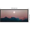 image:imageKate and Laurel Panoramic Pastel Moonrise over Icelandic Mountains Panel Framed Canvas Wall Art by Michael Schauer 40 x 18 Sylvie Black Farmhouse Nature Landscapes Art for Wall Decor Living Room