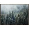 image:imageKate and Laurel Sylvie Evergreen Dream 2 Framed Canvas Wall Art by Emiko and Mark Franzen of F2Images 315x415 Gray Forest Trees Art for WallGray