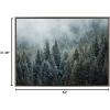 image:imageKate and Laurel Sylvie Evergreen Dream 2 Framed Canvas Wall Art by Emiko and Mark Franzen of F2Images 315x415 Gray Forest Trees Art for WallGray
