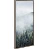 image:imageKate and Laurel Sylvie Evergreen Dream Framed Canvas Wall Art by Emiko and Mark Franzen of F2Images 18x40 Natural Nature Landscape Art for WallGray