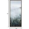 image:imageKate and Laurel Sylvie Evergreen Dream Framed Canvas Wall Art by Emiko and Mark Franzen of F2Images 18x40 Natural Nature Landscape Art for WallGray