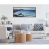 image:imageKate and Laurel Sylvie From Here Everything is Beautiful Framed Canvas Wall Art by Nel Whatmore 18x40 Gold Beach Mountain Landscape Art for Wall Home DecorGold