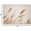 image:imageKate and Laurel Sylvie Marsh Grass No 8 Framed Canvas Wall Art by Crystal Lynn Collins 23x33 White Rustic Grassy Natural Landscape Art for WallWhite
