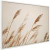 image:imageKate and Laurel Sylvie Marsh Grass No 8 Framed Canvas Wall Art by Crystal Lynn Collins 23x33 White Rustic Grassy Natural Landscape Art for WallWhite