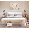 image:imageKate and Laurel Sylvie Marsh Grass No 8 Framed Canvas Wall Art by Crystal Lynn Collins 23x33 White Rustic Grassy Natural Landscape Art for WallWhite