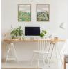 image:imageKate and Laurel Sylvie Matterhorn Framed Canvas Wall Art by Nikita Jariwala 18x24 Natural Soft Colorful Nature Mountain Landscape Art for Wall Home DecorNatural