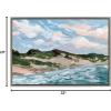 image:imageKate and Laurel Sylvie Michigan Sand Dunes Framed Canvas Wall Art by Emily Kenney 23x33 Natural Modern Abstract Beach Sands Art for WallGray