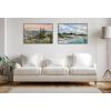 image:imageKate and Laurel Sylvie Michigan Sand Dunes Framed Canvas Wall Art by Emily Kenney 23x33 Natural Modern Abstract Beach Sands Art for WallGray