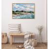 image:imageKate and Laurel Sylvie Michigan Sand Dunes Framed Canvas Wall Art by Emily Kenney 23x33 Natural Modern Abstract Beach Sands Art for WallNatural