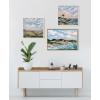 image:imageKate and Laurel Sylvie Michigan Sand Dunes Framed Canvas Wall Art by Emily Kenney 23x33 Natural Modern Abstract Beach Sands Art for WallNatural