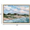 image:imageKate and Laurel Sylvie Michigan Sand Dunes Framed Canvas Wall Art by Emily Kenney 23x33 Natural Modern Abstract Beach Sands Art for WallNatural