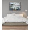 image:imageKate and Laurel Sylvie Moonlight Becomes You Framed Canvas Wall Art by Nel Whatmore 28x38 Gray Scenic Ocean Beach Natural Landscape Art for Wall Home DecorGray