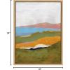image:imageKate and Laurel Sylvie Tuscan Framed Canvas Wall Art by Nikita Jariwala 18x24 Natural Colorful Abstract Landscape Nature Art for WallWhite