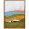 image:imageKate and Laurel Sylvie Tuscan Framed Canvas Wall Art by Nikita Jariwala 18x24 Natural Colorful Abstract Landscape Nature Art for WallWhite