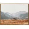image:imageKate and Laurel Sylvie Wanderings Framed Canvas Wall Art by Alicia Abla 28x38 Natural Modern Natural Prairie Landscape ArtNatural