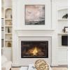 image:imageKate and Laurel Sylvie When the North Wind Blows Sepia Framed Canvas Wall Art by Nel Whatmore 30x30 Gray Painted Ocean Waves Art for Wall Home DecorGold
