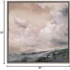 image:imageKate and Laurel Sylvie When the North Wind Blows Sepia Framed Canvas Wall Art by Nel Whatmore 30x30 Gray Painted Ocean Waves Art for Wall Home DecorGray