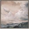 image:imageKate and Laurel Sylvie When the North Wind Blows Sepia Framed Canvas Wall Art by Nel Whatmore 30x30 Gray Painted Ocean Waves Art for Wall Home DecorGray