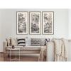 image:imageWooded Landscape after 1648 Antonie Waterloo Linen Panel 3 Piece Framed Wall Art Print Set by Nostalgia Prints