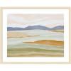 image:imageKate and Laurel Framed Wall Art Print Dreamy Hillscape by Nikita Jariwala 26 x 22 Woodgrain Stripe Blonde Frame Modern Contemporary Landscapes Nature Art for Wall Decor42L x 34W