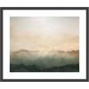 image:imageKate and Laurel Framed Wall Art Print Green Mountain Abstract I Horizontal by Amy Lighthall 25 x 21 Stylish Black Narrow Frame Modern Contemporary Landscapes Abstract Art for Wall Decor25L x 21W