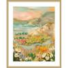 image:imageKate and Laurel Framed Wall Art Print Landscape 4 by Annie Quigley 22 x 26 Florence Gold Frame Coastal Landscapes Nature Art for Wall Decor42L x 34W
