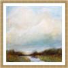 image:imageKate and Laurel Framed Wall Art Print Tranquility by Mary Sparrow 26 x 26 Florence Medium Brown Frame Modern Contemporary Landscape Art for Wall DecorMila Dark Gold