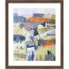 image:imageKate and Laurel Framed Wall Art Print Worlds View by Guilana Lazzerini 22 x 26 Florence Medium Brown Frame Rustic Farmhouse Landscapes Art for Wall Decor26L x 22W