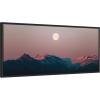 image:imageKate and Laurel Panoramic Pastel Moonrise over Icelandic Mountains Panel Framed Canvas Wall Art by Michael Schauer 40 x 18 Sylvie Black Farmhouse Nature Landscapes Art for Wall Decor Living Room