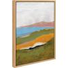 image:imageKate and Laurel Sylvie Tuscan Framed Canvas Wall Art by Nikita Jariwala 18x24 Natural Colorful Abstract Landscape Nature Art for WallWhite