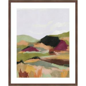 image:imageKate and Laurel Framed Wall Art Print Dreamy Landscape by Nikita Jariwala 22 x 26 Florence Medium Brown Frame Modern Contemporary Abstract Art for Wall Decor42L x 34W