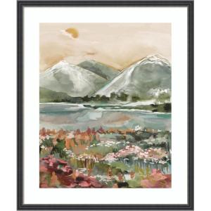 image:imageKate and Laurel Framed Wall Art Print Neutral Landscape 03 by Annie Quigley 21 x 25 Stylish Black Narrow Frame Modern Contemporary Landscape Art for Wall Decor25L x 21W