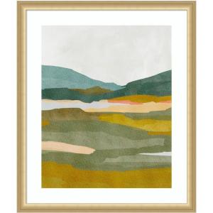 image:imageKate and Laurel Framed Wall Art Print Vibrant Abstract by Nikita Jariwala 22 x 26 Florence Gold Frame Modern Contemporary Abstract Art for Wall Decor26L x 22W