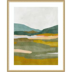 image:imageKate and Laurel Framed Wall Art Print Vibrant Abstract by Nikita Jariwala 22 x 26 Florence Gold Frame Modern Contemporary Abstract Art for Wall Decor42L x 34W