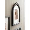 image:imageKate and Laurel Arendahl ThreePiece Picture Frame Set Silver Set of 3 Varying Sizes Vintage Rectangle and Arched Photo Frame Set for Use as Gallery Wall FramesBlack