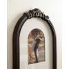 image:imageKate and Laurel Arendahl ThreePiece Picture Frame Set Silver Set of 3 Varying Sizes Vintage Rectangle and Arched Photo Frame Set for Use as Gallery Wall FramesDark Brown