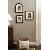 image:imageKate and Laurel Arendahl ThreePiece Picture Frame Set Silver Set of 3 Varying Sizes Vintage Rectangle and Arched Photo Frame Set for Use as Gallery Wall FramesDark Brown