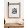 image:imageKate and Laurel Cates Farmhouse Wooden Vertical Collage Picture Frame 16x26 Matted to 4 4x6 Rustic Brown Rectangle Photograph Frame Fitting Four 4x6 Images with Barn DoorInspired DesignRustic Brown